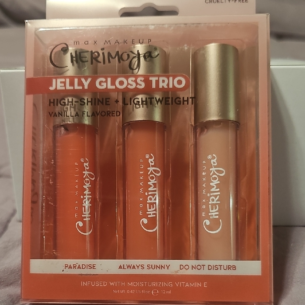 Jelly Gloss Trio - Paradise, Always Sunny, Do Not Disturb (Peachy Orange Shades)